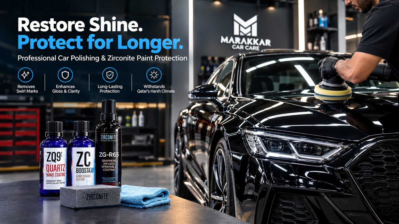 Car Polishing Shop in Qatar