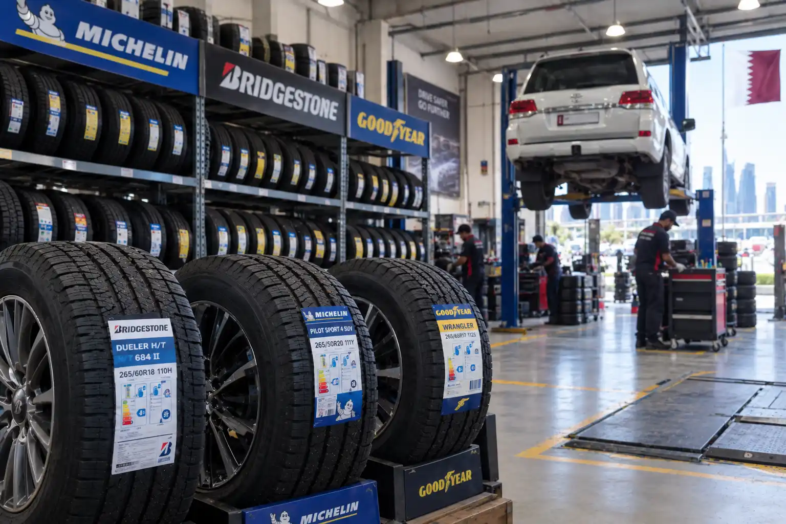 Popular SUV and 4x4 tyre brands in Qatar