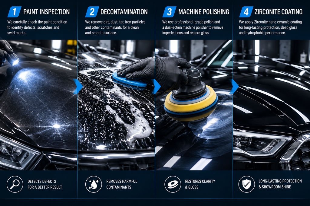 car polishing shop in qatar